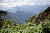 Inca Trail, Intipata terraces in the background 